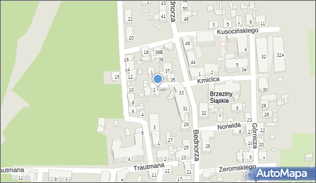 Piekary Śląskie, Piastów, 4, mapa Piekary Śląskie