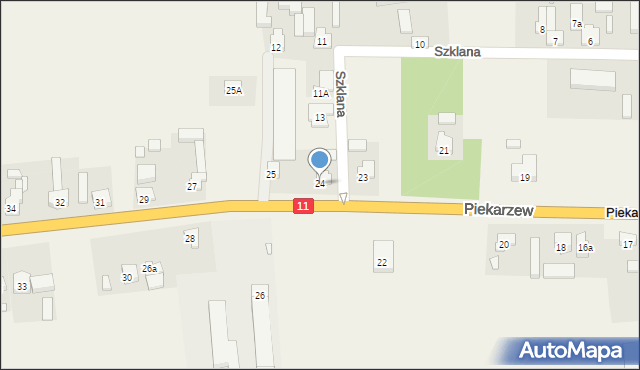 Piekarzew, Piekarzew, 24, mapa Piekarzew