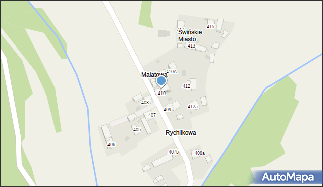 Piekielnik, Piekielnik, 410, mapa Piekielnik