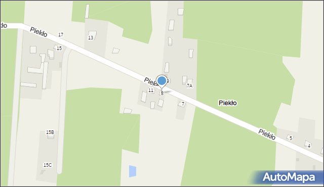 Piekło, Piekło, 8, mapa Piekło