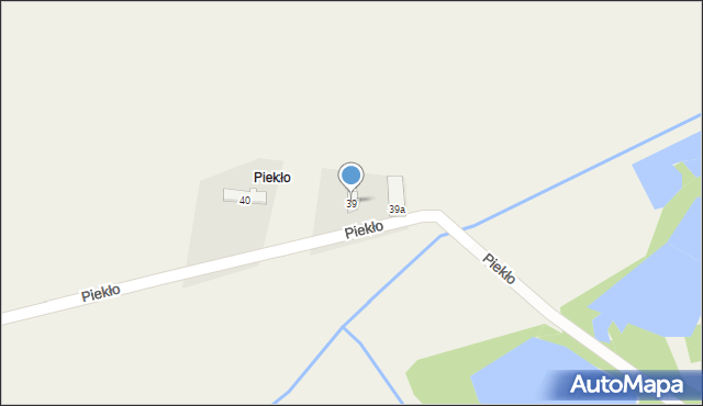 Piekło, Piekło, 39, mapa Piekło