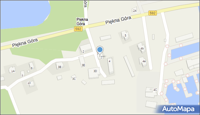 Piękna Góra, Piękna Góra, 3/2, mapa Piękna Góra