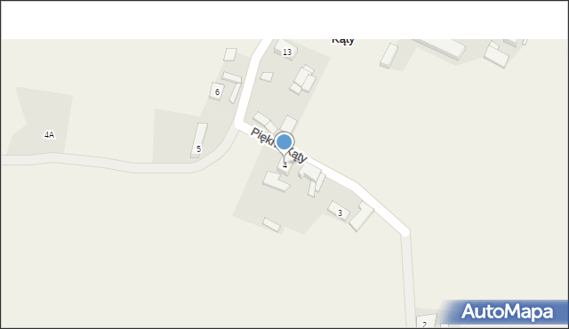 Piękne Kąty, Piękne Kąty, 4, mapa Piękne Kąty