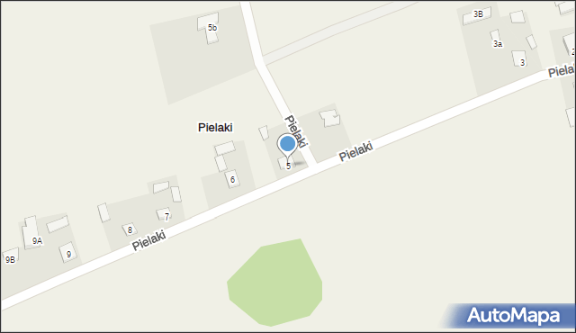 Pielaki, Pielaki, 5, mapa Pielaki