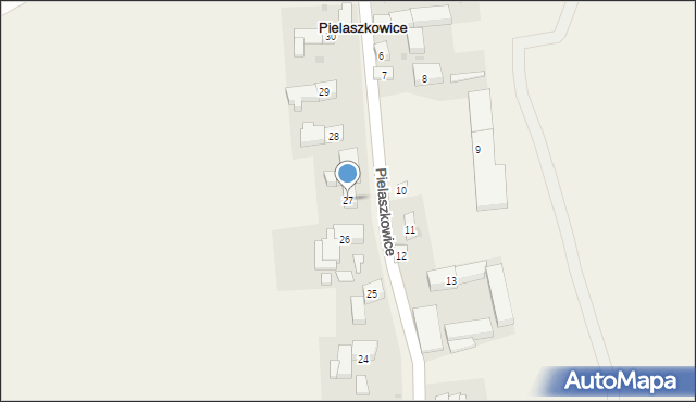 Pielaszkowice, Pielaszkowice, 27, mapa Pielaszkowice