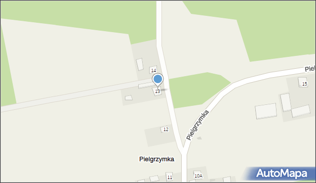 Pielgrzymka, Pielgrzymka, 13, mapa Pielgrzymka