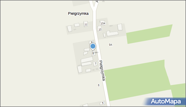 Pielgrzymka, Pielgrzymka, 8, mapa Pielgrzymka