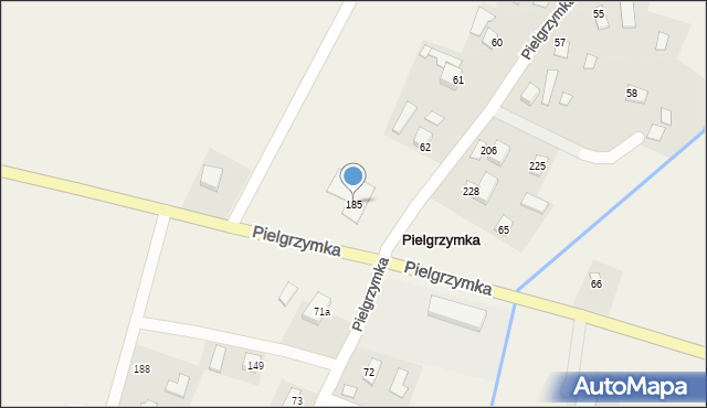 Pielgrzymka, Pielgrzymka, 185, mapa Pielgrzymka
