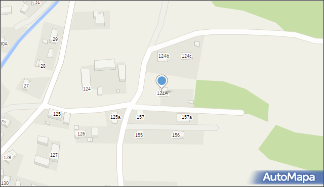 Pielgrzymka, Pielgrzymka, 124A, mapa Pielgrzymka