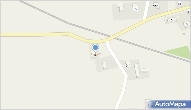 Pielgrzymka, Pielgrzymka, 54B, mapa Pielgrzymka
