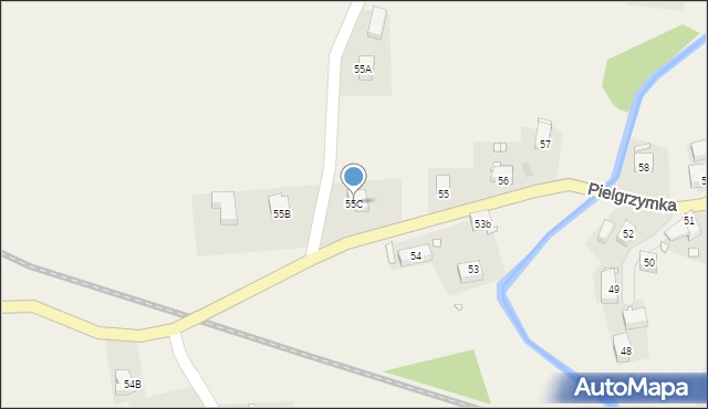 Pielgrzymka, Pielgrzymka, 55C, mapa Pielgrzymka