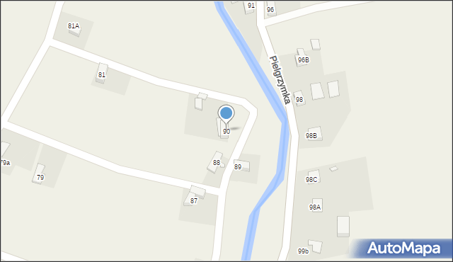 Pielgrzymka, Pielgrzymka, 90, mapa Pielgrzymka