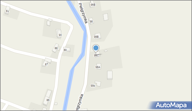 Pielgrzymka, Pielgrzymka, 98C, mapa Pielgrzymka