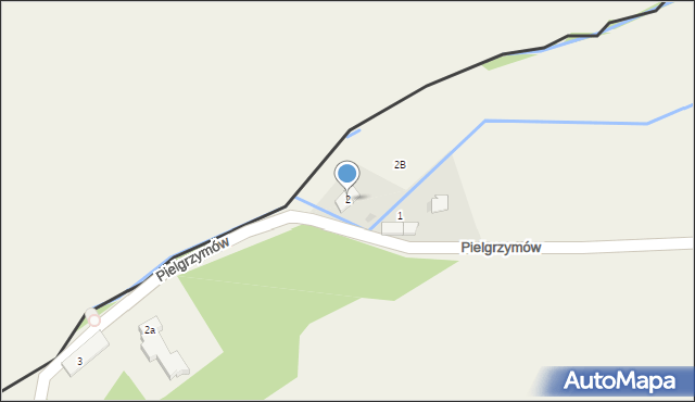 Pielgrzymów, Pielgrzymów, 2, mapa Pielgrzymów