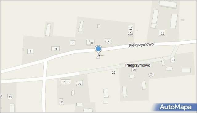 Pielgrzymowo, Pielgrzymowo, 45, mapa Pielgrzymowo