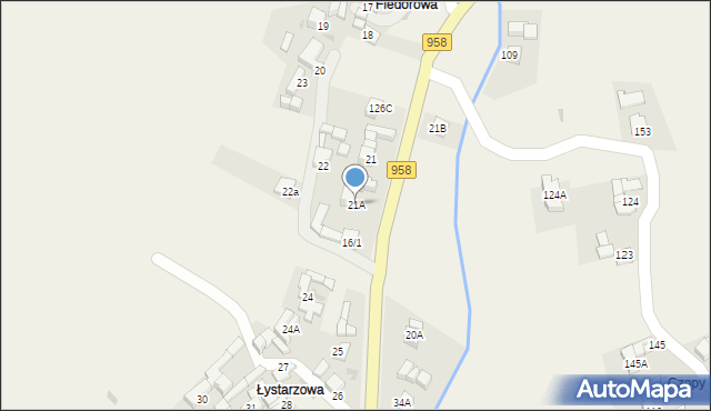 Pieniążkowice, Pieniążkowice, 21A, mapa Pieniążkowice