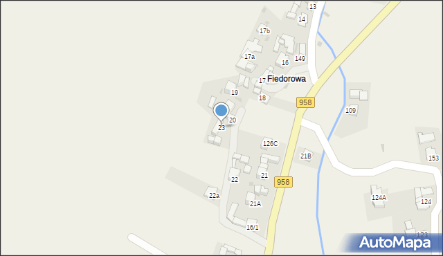 Pieniążkowice, Pieniążkowice, 23, mapa Pieniążkowice