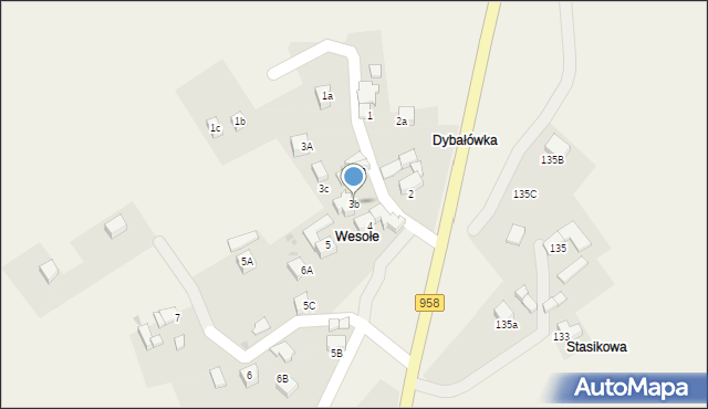 Pieniążkowice, Pieniążkowice, 3b, mapa Pieniążkowice