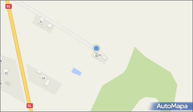 Pieniążkowo, Pieniążkowo, 32, mapa Pieniążkowo