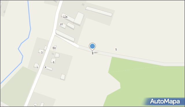 Pieniężnica, Pieniężnica, 8, mapa Pieniężnica