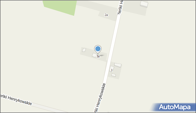 Pieńki Henrykowskie, Pieńki Henrykowskie, 3a, mapa Pieńki Henrykowskie