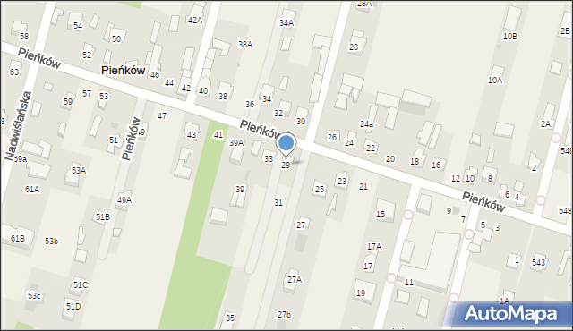 Pieńków, Pieńków, 29, mapa Pieńków