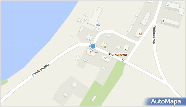 Pierkunowo, Pierkunowo, 6a, mapa Pierkunowo