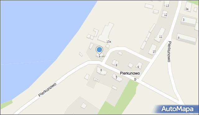 Pierkunowo, Pierkunowo, 7, mapa Pierkunowo