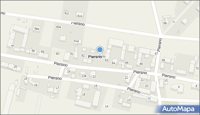 Piersno, Piersno, 63a, mapa Piersno