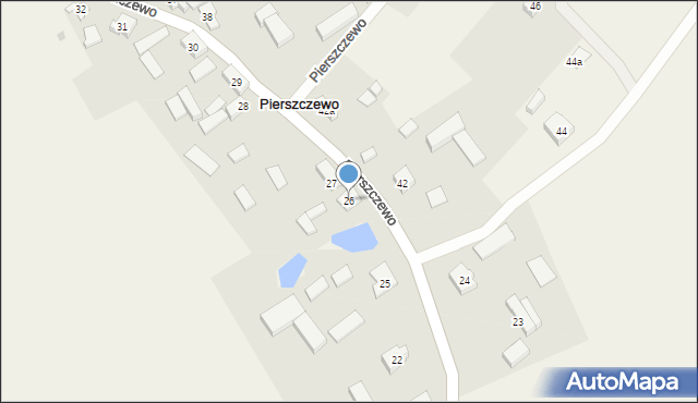 Pierszczewo, Pierszczewo, 26, mapa Pierszczewo