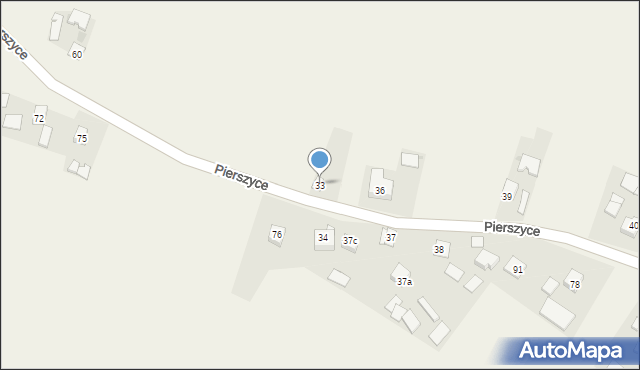 Pierszyce, Pierszyce, 33, mapa Pierszyce