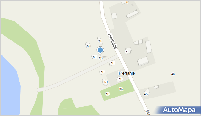Piertanie, Piertanie, 5G, mapa Piertanie