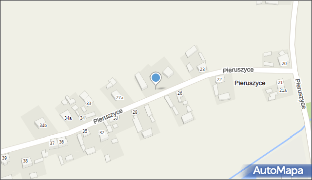 Pieruszyce, Pieruszyce, 27, mapa Pieruszyce