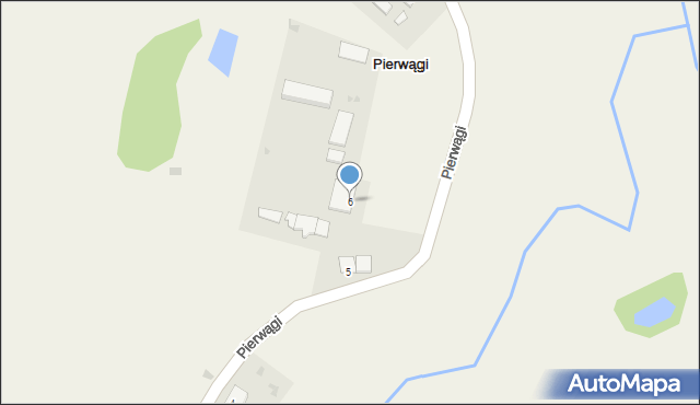 Pierwągi, Pierwągi, 6, mapa Pierwągi