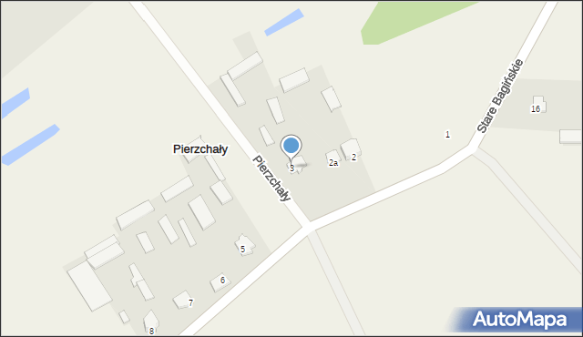 Pierzchały, Pierzchały, 3, mapa Pierzchały