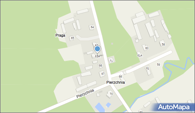 Pierzchnia, Pierzchnia, 63A, mapa Pierzchnia