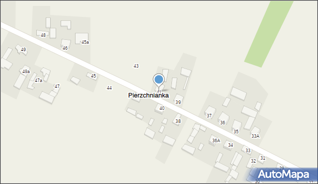 Pierzchnianka, Pierzchnianka, 41, mapa Pierzchnianka