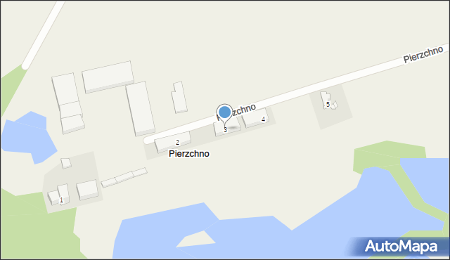 Pierzchno, Pierzchno, 3, mapa Pierzchno