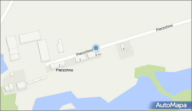 Pierzchno, Pierzchno, 4, mapa Pierzchno