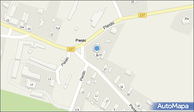 Pieski, Pieski, 36, mapa Pieski