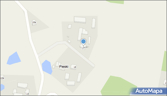 Pieski, Pieski, 17, mapa Pieski