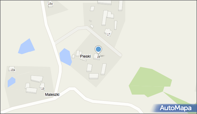 Pieski, Pieski, 18, mapa Pieski