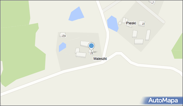 Pieski, Pieski, 19, mapa Pieski