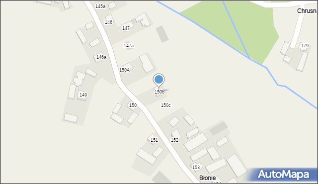 Piestrzec, Piestrzec, 150b, mapa Piestrzec