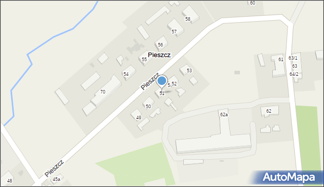 Pieszcz, Pieszcz, 51, mapa Pieszcz