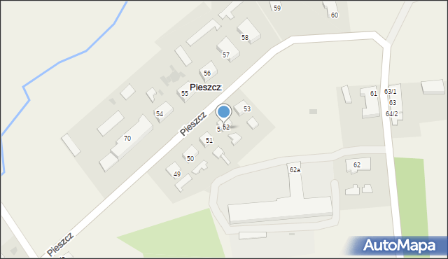 Pieszcz, Pieszcz, 52/1, mapa Pieszcz