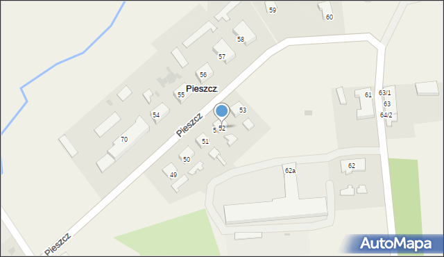 Pieszcz, Pieszcz, 52, mapa Pieszcz