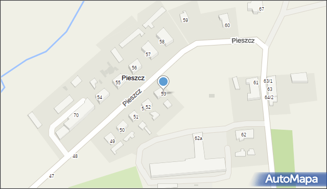 Pieszcz, Pieszcz, 53, mapa Pieszcz