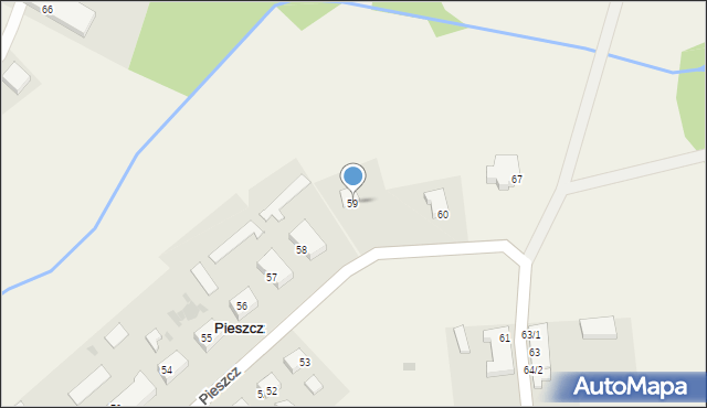 Pieszcz, Pieszcz, 59, mapa Pieszcz