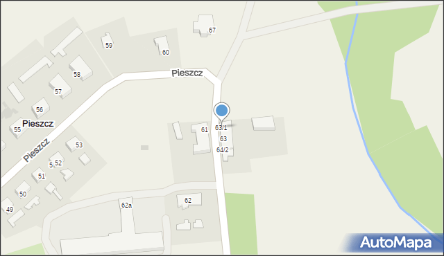 Pieszcz, Pieszcz, 63/1, mapa Pieszcz